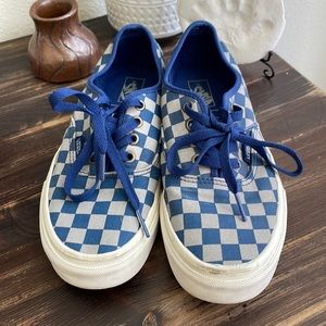 Vans x Harry Potter Ravenclaw Checkerboard Lace Up Skate Sneakers Unisex M6 W7.5